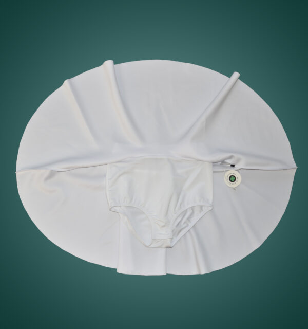 Feis Dress White Irish Dance Skirt - underneath