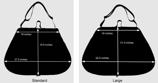 Feis Dress Standard and Large Size Dress Garment Bag Dimensions