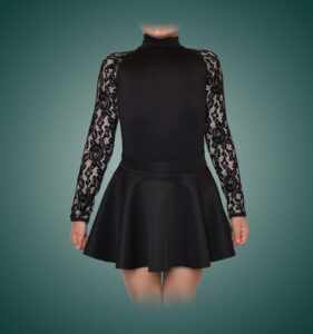 Dance Skirt Raglan Leotard Irish Dance Ballet