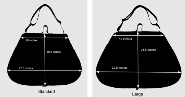 Feis Dress Garment Bag Dimension Compare Large Standard