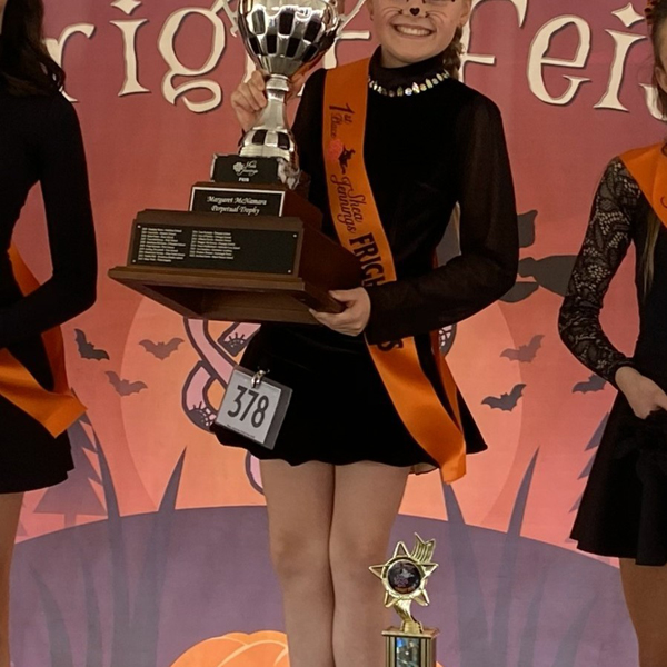 Prelim Win in Feis Dress Black Velvet Irish Dance Dress